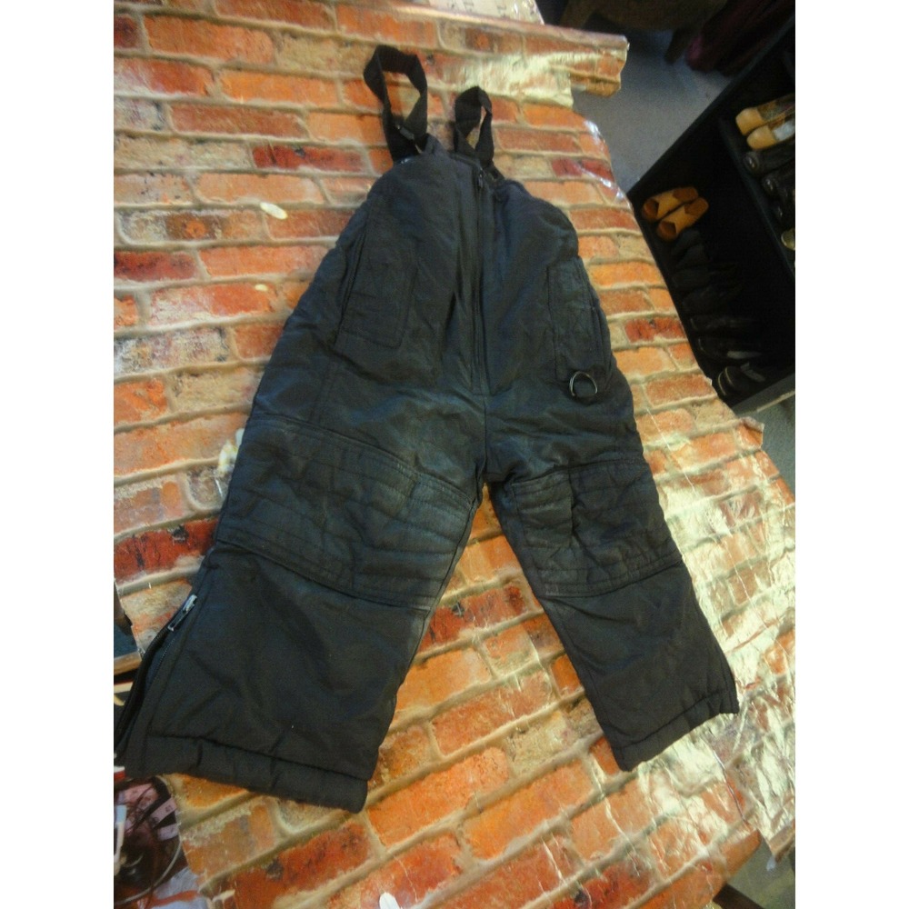 Climate control 3T black cold weather snow overalls jumpsuit wind water childs